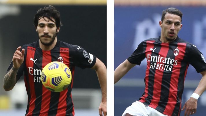 Sandro Tonali e Ismaël Bennacer (centrocampisti AC Milan) | Milan News (Getty Images)