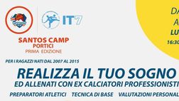 FOTO Santos Camp Portici, 5 giorni indimenticabili con tre ex calciatori del Napoli