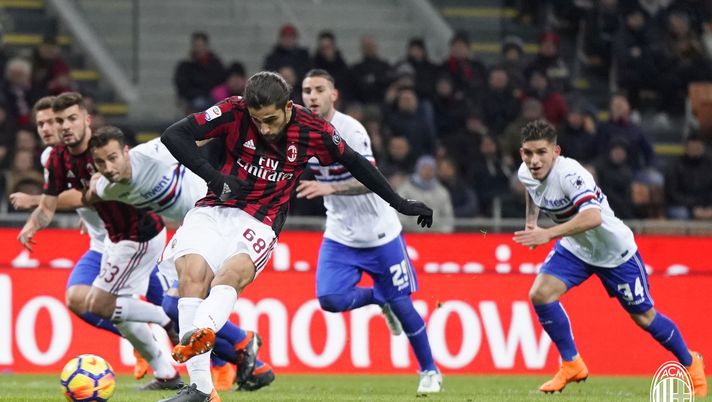 Il rigore fallito da Ricardo Rodriguez in Milan-Sampdoria (credits: acmilan.com) Il rigore fallito da Ricardo Rodriguez in Milan-Sampdoria (credits: acmilan.com)