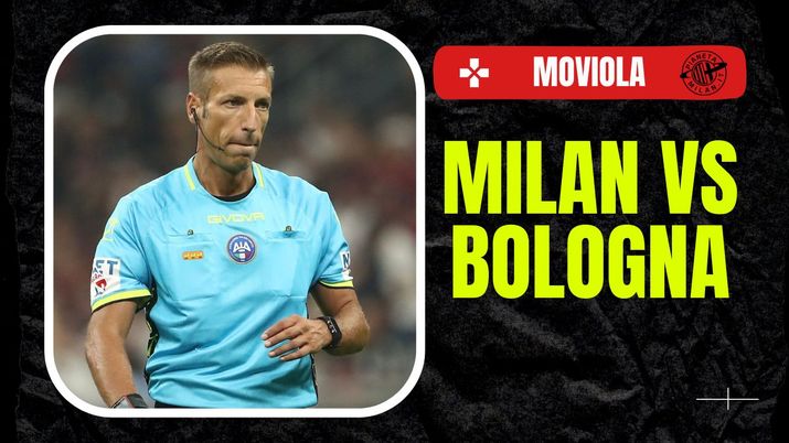 Moviola LIVE Milan-Bologna Serie A 2023-2024 arbitro Massa