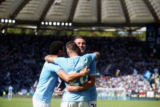 Felipe Anderson, Zaccagni e Milinkovic Felipe Anderson, Zaccagni e Milinkovic