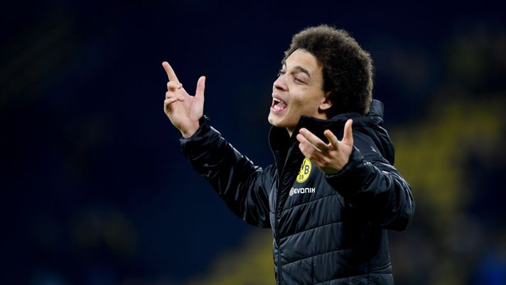 DORTMUND, GERMANY - FEBRUARY 14: Dortmund's Axel Witsel after the Bundesliga match between Borussia Dortmund and Eintracht Frankfurt at Signal Iduna Park on February 14, 2020 in Dortmund, Germany. (Photo by Frederic Scheidemann/Bongarts/Getty Images) DORTMUND, GERMANY - FEBRUARY 14: Dortmund's Axel Witsel after the Bundesliga match between Borussia Dortmund and Eintracht Frankfurt at Signal Iduna Park on February 14, 2020 in Dortmund, Germany. (Photo by Frederic Scheidemann/Bongarts/Getty Images)