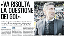 Il Gazzettino, Udinese, va risolta la questione del gol
