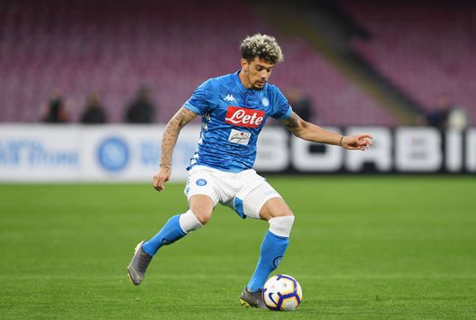  NAPLES, ITALY - MARCH 17: Kevin Malcuit of SSC Napoli in action during the Serie A match between SSC Napoli and Udinese at Stadio San Paolo on March 17, 2019 in Naples, Italy. (Photo by Francesco Pecoraro/Getty Images) 