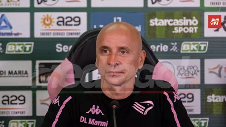 FOTO PALERMO, verso il Cittadella: mister Corini in conferenza (Gallery) - immagine 2