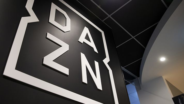 The DAZN logo is displayed at the company's offices in Tokyo, Japan, on Wednesday, Aug. 2, 2017. DAZN, a UK-owned sports streaming service, rattled Japans broadcasting world with an audacious 210 billion yen ($1.9 billion) swoop to stream the nations J-League soccer competition, and has snapped up rights for sports from MLB to UFC. Photographer: Tomohiro Ohsumi/Bloomberg via Getty Images The DAZN logo is displayed at the company's offices in Tokyo, Japan, on Wednesday, Aug. 2, 2017. DAZN, a UK-owned sports streaming service, rattled Japans broadcasting world with an audacious 210 billion yen ($1.9 billion) swoop to stream the nations J-League soccer competition, and has snapped up rights for sports from MLB to UFC. Photographer: Tomohiro Ohsumi/Bloomberg via Getty Images