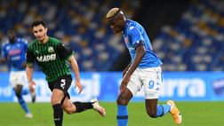 GdS – Napoli-Sassuolo, la moviola: niente rigore su Osimhen. Sospetto penalty su Lozano