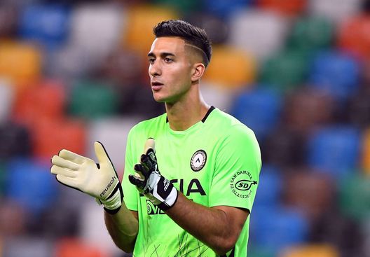 Il portiere dell'Udinese Juan Musso Il portiere dell'Udinese Juan Musso