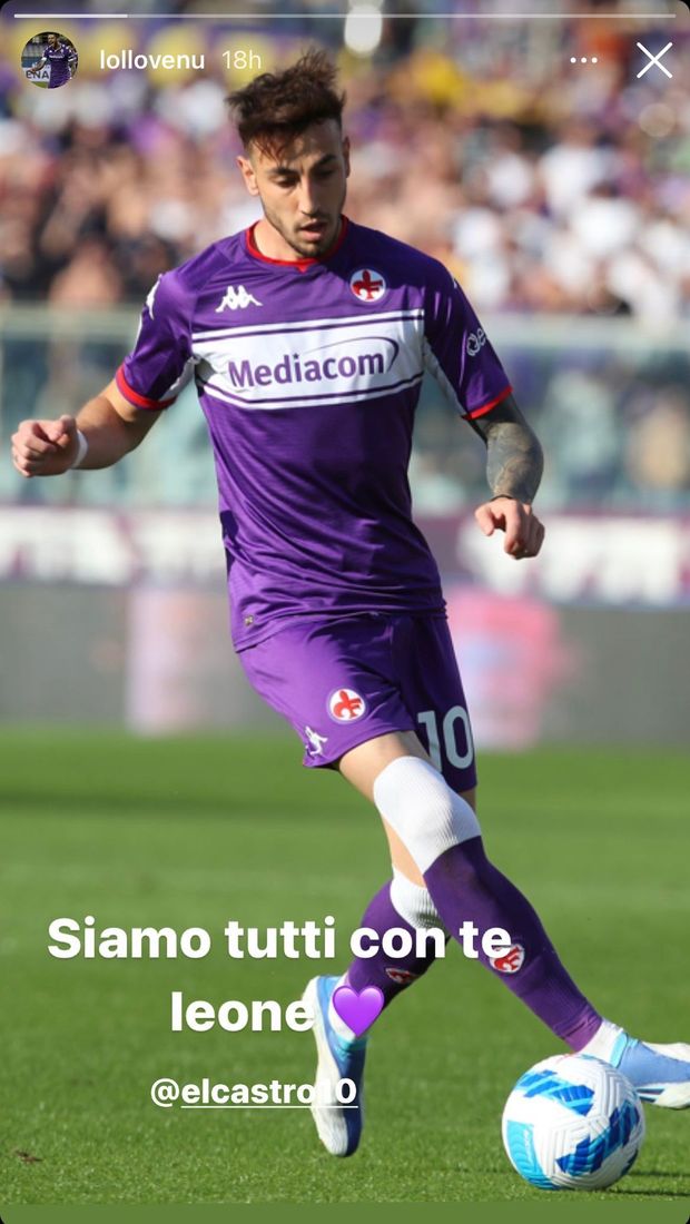 FOTO – Tutti i messaggi di conforto per Castrovilli: da Igor a Piatek- immagine 3