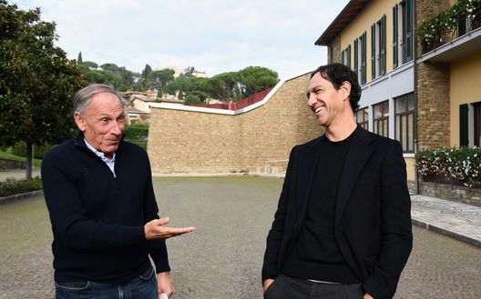 Zdenek Zemane Alessandro Nesta al Centro Tecnico Federale di Coverciano Zdenek Zemane Alessandro Nesta al Centro Tecnico Federale di Coverciano