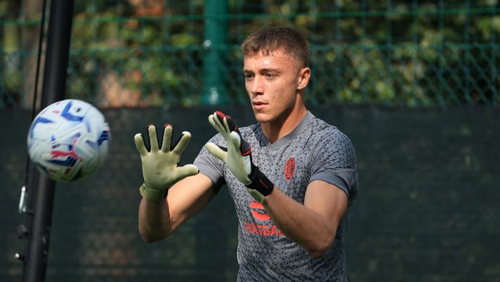 Lapo Nava AC Milan allenamento Milanello