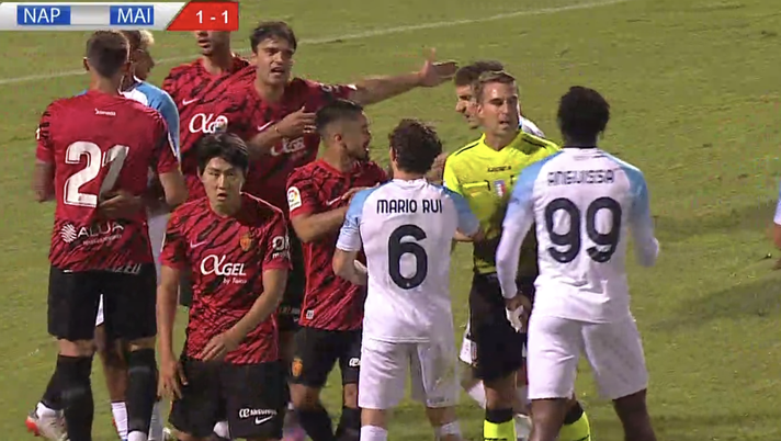 RILEGGI IL LIVE – Napoli-Maiorca è 1-1: ottimo primo tempo. Nel secondo tanta confusione - immagine 1