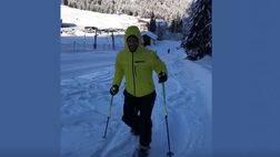 VIDEO / Candreva si diverte sulla neve, è in vacanza con la figlia. La fidanzata…