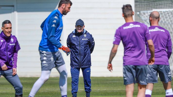 Firenze, allenamento della Fiorentina nel centro sportivo, nella foto l'allenatore Giuseppe Iachini  2021 03 24 © Niccolò Cambi/Massimo Sestini 