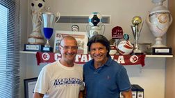 Palermo, lo scatto di La Grotteria e Maniero: quanta nostalgia in una foto!