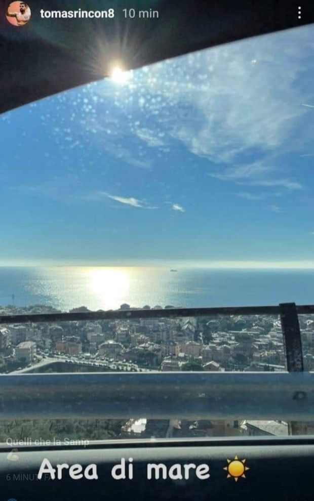 El General festeggia il ritorno a Genova: Rincon…”Aria di mare”- immagine 2