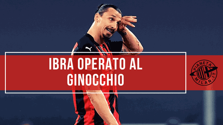 Zlatan Ibrahimovic, attaccante del Milan, operato al ginocchio sinistro Zlatan Ibrahimovic, attaccante del Milan, operato al ginocchio sinistro