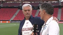 VIDEO Siviglia-Roma, Mendilibar abbraccia Mourinho e poi: “Sarà finale equilibrata”
