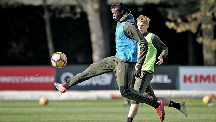 Niang Milan Milanello allenamento