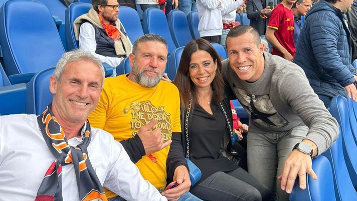 Roma-Milan, reunion all’Olimpico: Rosella Sensi, Taddei, Konsel e Candela insieme - immagine 1
