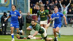 Rugby, l’Italia si sgonfia nella ripresa e a Genova passa il Sudafrica