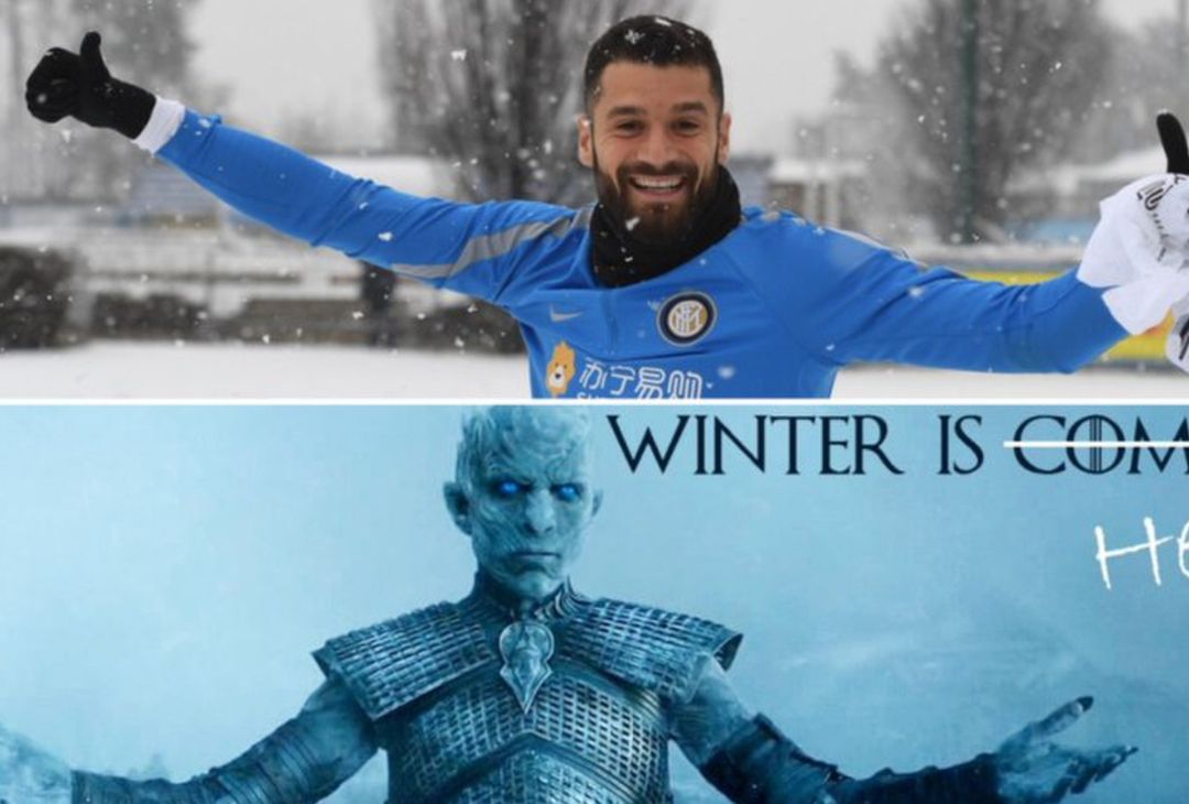 FOTO/ L’Inter carica i tifosi citando ‘Game of Thrones’: “Inter is coming” - immagine 6