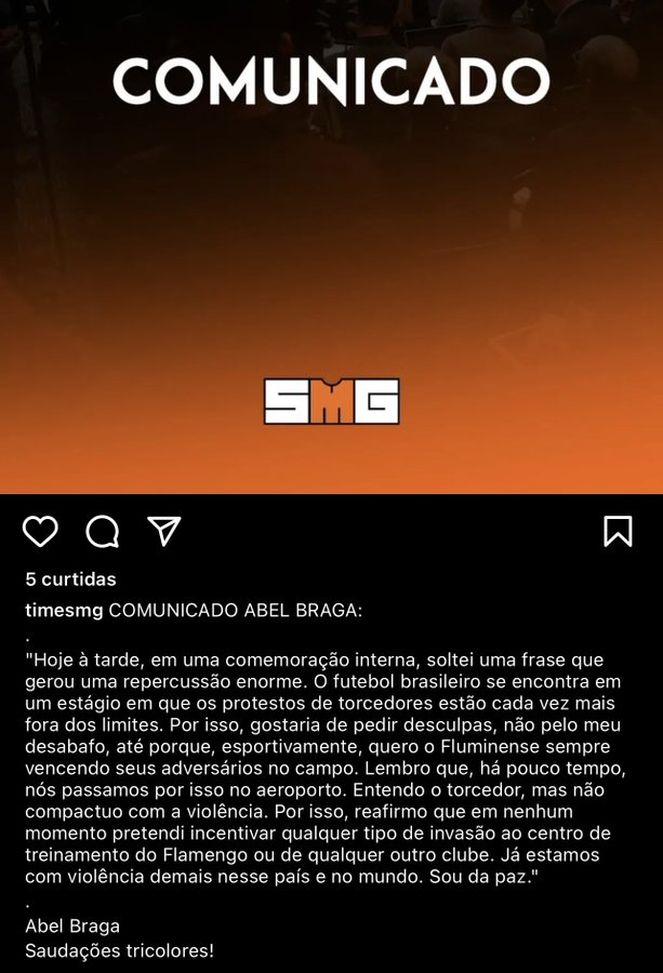 Delirio da derby vinto: “Proteste Flamengo? C…. loro”, poi il Mister si scusa…- immagine 2