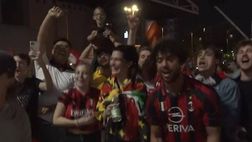 Scudetto al Milan, i tifosi scatenati: “Dedicato a Calhanoglu” | VIDEO