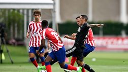 Juventus, tonfo in amichevole: l’Atletico vince 4-0, tripletta di Morata