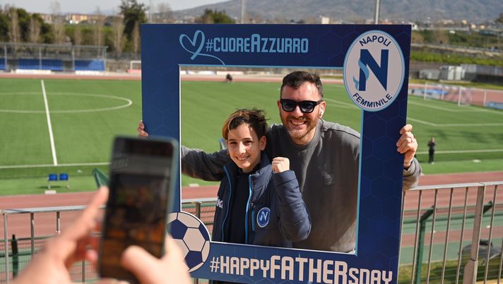 Napoli Femminile, iniziativa “Papà, ti porto allo stadio” per la sfida con la Juve - immagine 1