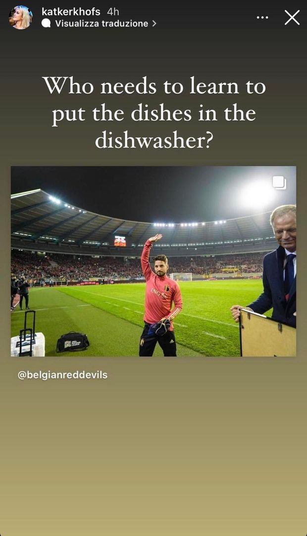 FOTO Lady Mertens prende in giro Dries con un’immagine pubblicata su Instagram- immagine 2