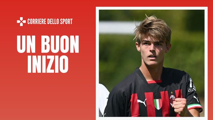 Charles De Ketelaere AC Milan amichevole Milan-Pergolettese 7-1
