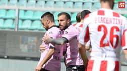 Palermo, sfatato un primo tabù: mai due gol di scarto ai playoff prima del Teramo