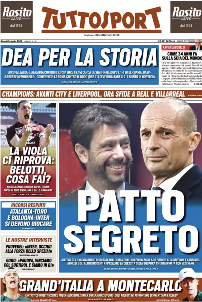 prima pagina