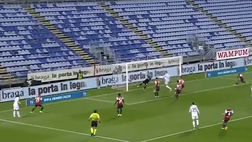 VIDEO Cagliari-Juventus, l’entrataccia di Ronaldo su Cragno: rivedi le immagini dell’azione