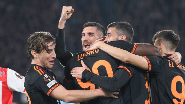 Orgoglio Roma. In Olanda i giallorossi vanno sotto ma Lukaku agguanta il Feyenoord - immagine 1