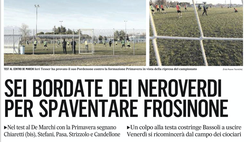 Il Gazzettino: Pordenone, sei reti per spaventare il Frosinone