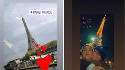 Barella e la moglie a Parigi si concedono un po’ di romanticismo