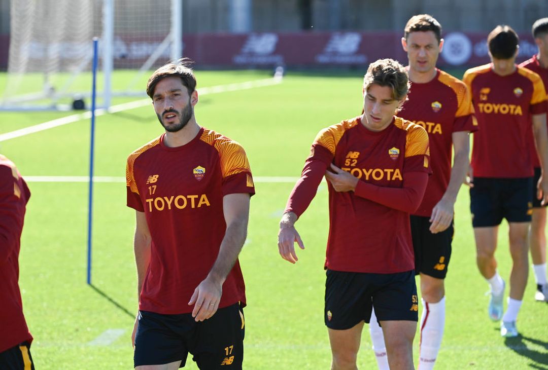 Trigoria, rifinitura in vista della sfida col Sassuolo – FOTO GALLERY - immagine 6