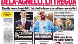 Le prime pagine dei giornali di oggi 03 dicembre: “NAPOLI AL VELENO CON L’AZ”