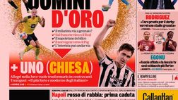 Prima Pagina, La Gazzetta dello Sport: “Napoli rosso di rabbia, prima caduta”