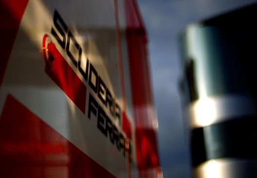BUDAPEST, HUNGARY - JULY 27: Scuderia Ferrari motorhome is pictured in the paddock after practice for the Hungarian Formula One Grand Prix at the Hungaroring on July 27, 2012 in Budapest, Hungary. (Photo by Vladimir Rys/Getty Images) BUDAPEST, HUNGARY - JULY 27: Scuderia Ferrari motorhome is pictured in the paddock after practice for the Hungarian Formula One Grand Prix at the Hungaroring on July 27, 2012 in Budapest, Hungary. (Photo by Vladimir Rys/Getty Images)