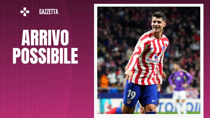 Alvaro Morata, attaccante dell'Atletico Madrid (getty images)