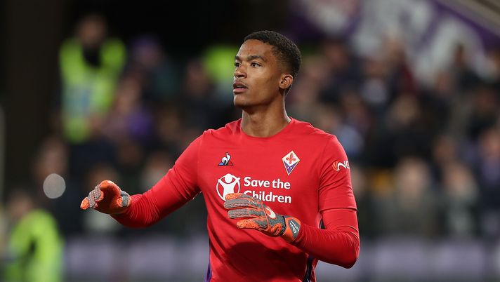 FLORENCE, ITALY - NOVEMBER 03: Alban-Marc Lafont of ACF Fiorentina in action during the Serie A match between ACF Fiorentina and AS Roma at Stadio Artemio Franchi on November 3, 2018 in Florence, Italy.  (Photo by Gabriele Maltinti/Getty Images)  FLORENCE, ITALY - NOVEMBER 03: Alban-Marc Lafont of ACF Fiorentina in action during the Serie A match between ACF Fiorentina and AS Roma at Stadio Artemio Franchi on November 3, 2018 in Florence, Italy.  (Photo by Gabriele Maltinti/Getty Images)
