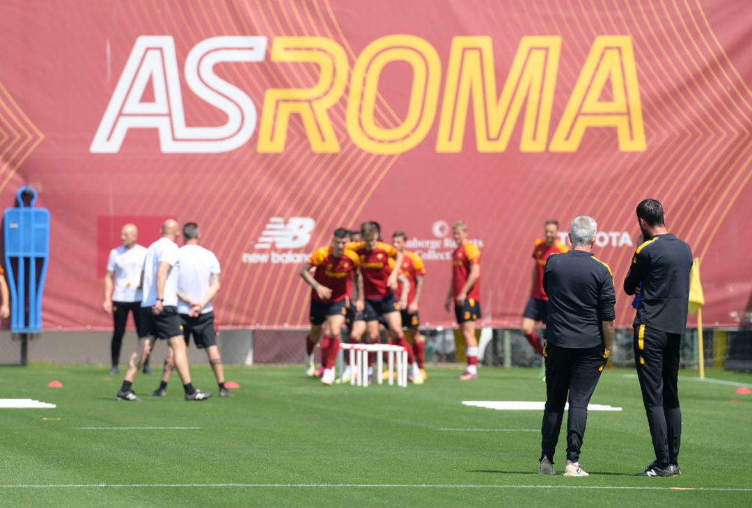 Roma, l’allenamento nel Media Day di Trigoria – FOTO GALLERY- immagine 1