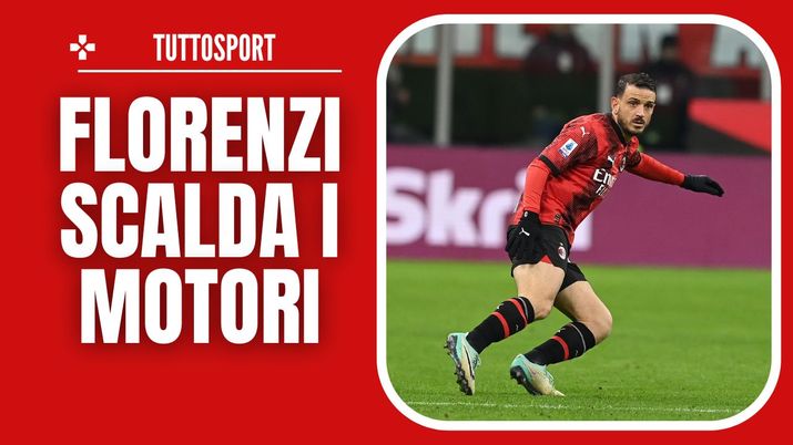 Alessandro Florenzi AC Milan Milan-Fiorentina 1-0 Serie A 2023-2024