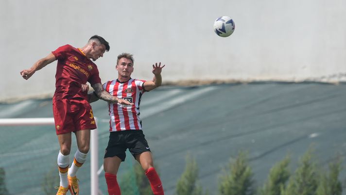 Roma, sei punti di sutura per Ibanez dopo lo scontro aereo con O’Nien - immagine 1