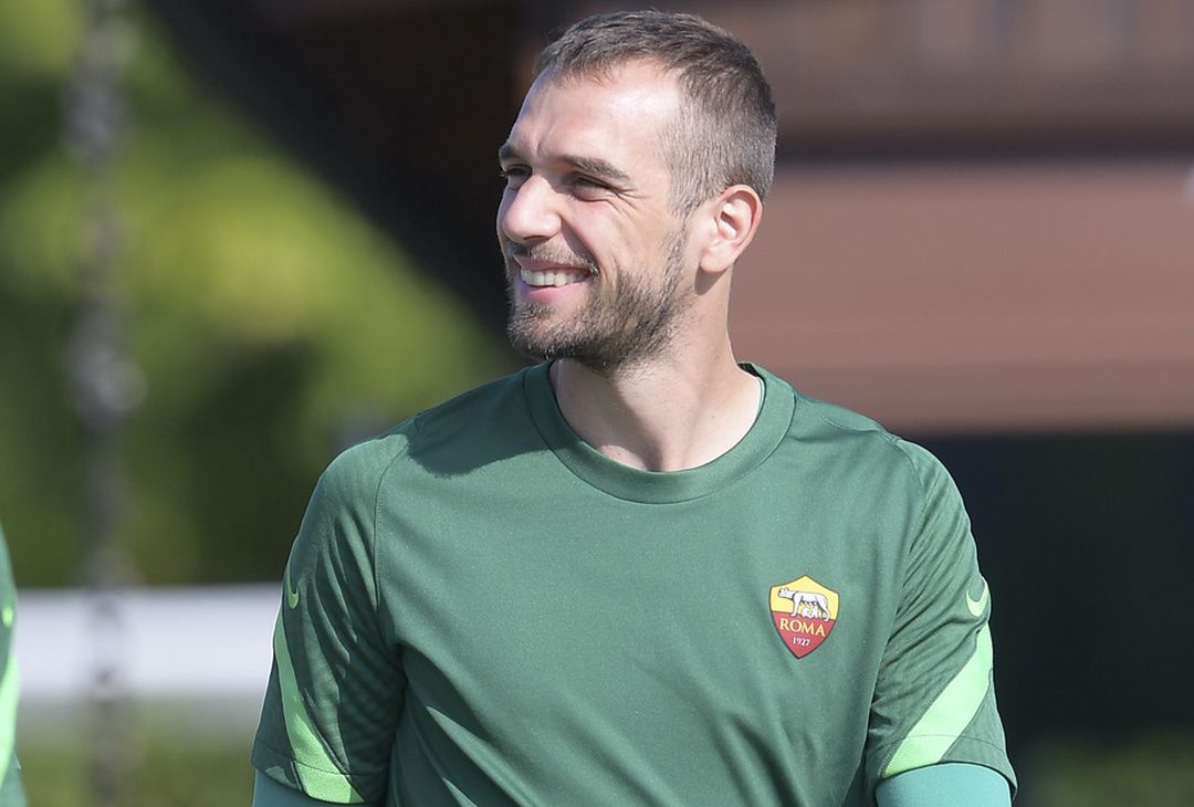  esclusiva AS Roma
Foto Luciano Rossi/AS Roma/ LaPresse
16/09/2020 Roma ( Italia)
Sport Calcio
Allenamento 
Trigoria Roma 
Nella foto: Pau Lopez

AS Roma exclusive
Photo  Luciano Rossi/ AS Roma/ LaPresse
16/09/2020 Rome Italy
Sport Soccer
Training
Trigoria Rome
In the pic: Pau Lopez 