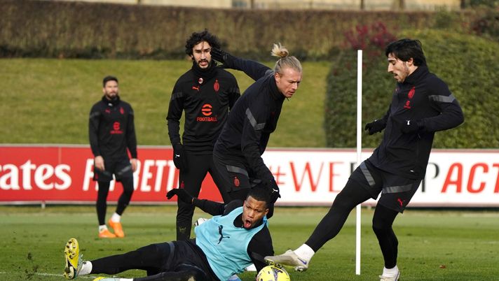 Milan, il report dell'allenamento odierno: focus tattico in vista del Sassuolo (getty images)