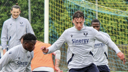 Verona verso il Torino, l’allenamento dei gialloblù